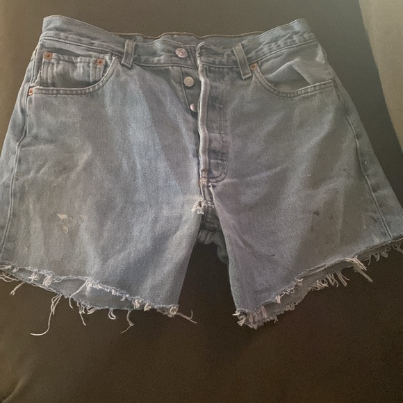 vintage Levi 501 cut offs, distressed size 30 - Picture 6 of 10